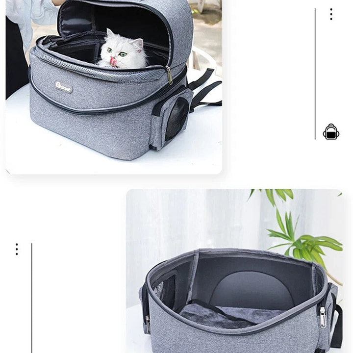 HOOPETCat Carrier Bags Breathable Outdoor Pet Carriers Small Dog Cat Backpack Travel Space Capsule Cage Pet Transport BagFor Cat Cat Casual