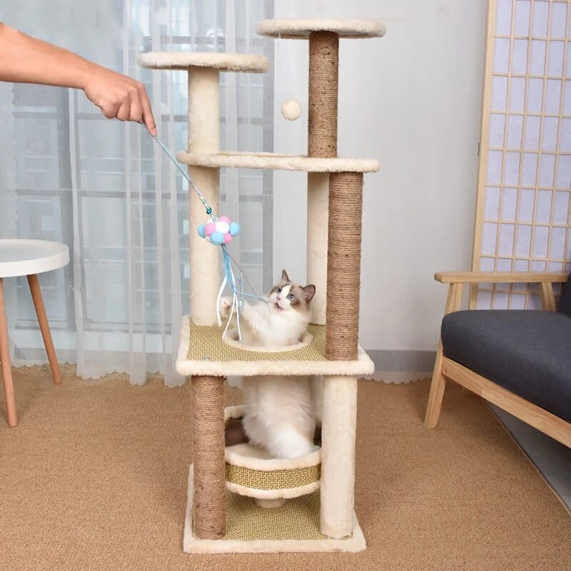 Cat Condos With Rope Scratching Climbing Frame Cat Casual