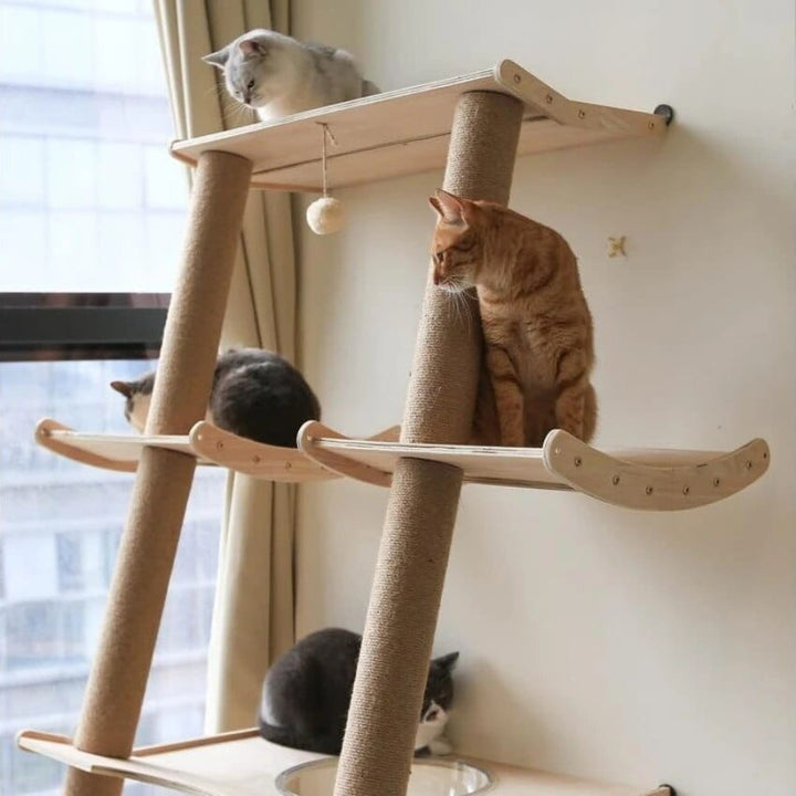 Cat Tower Condo With Scratching Posts Cat Casual