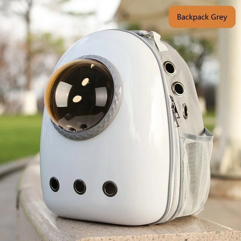 Backpack Grey HOOPET Cat Carrier Backpack Breathable Cat Travel Outdoor Shoulder Bag Small Dogs Portable Packaging Folding Pet Supplies Cat Casual