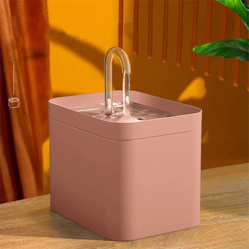 Pink / USB Plug Cat Water Dispenser Cat Casual
