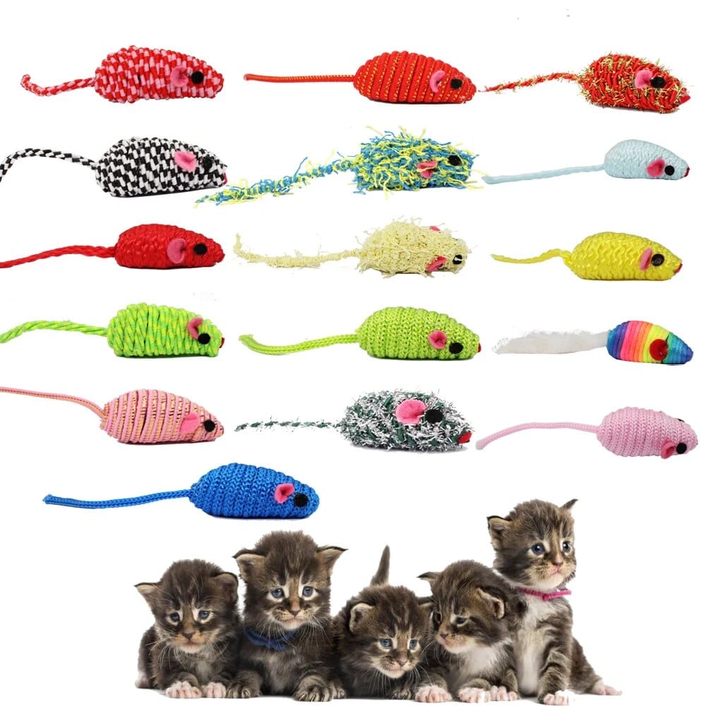 Colorful Cat Mouse Interesting Ball Pet Toy Cat Casual