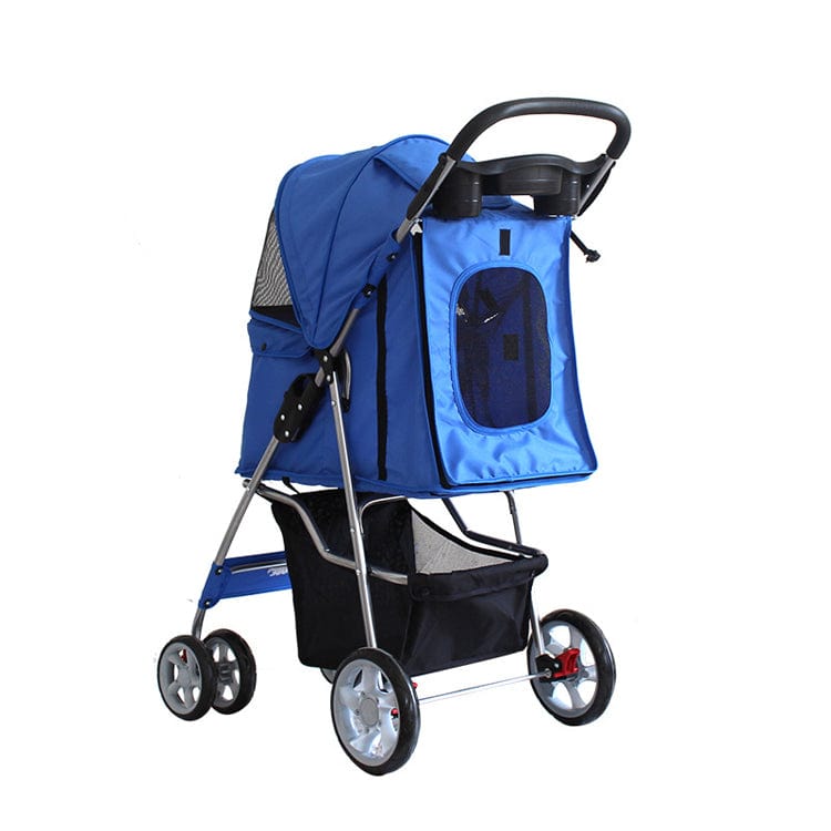 Blue Produtos pet Trolley foldable travel carrier pet cages carriers houses fashion pet carrier with wheels cat other detachable beds Cat Casual