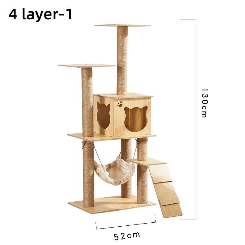 4 layer-1 Multi-layer Cat Tree House Cat Casual