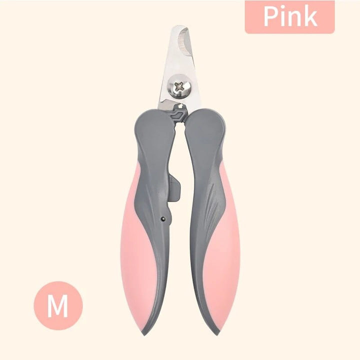 Pink M Nail Clipper Cat Grooming Cat Casual